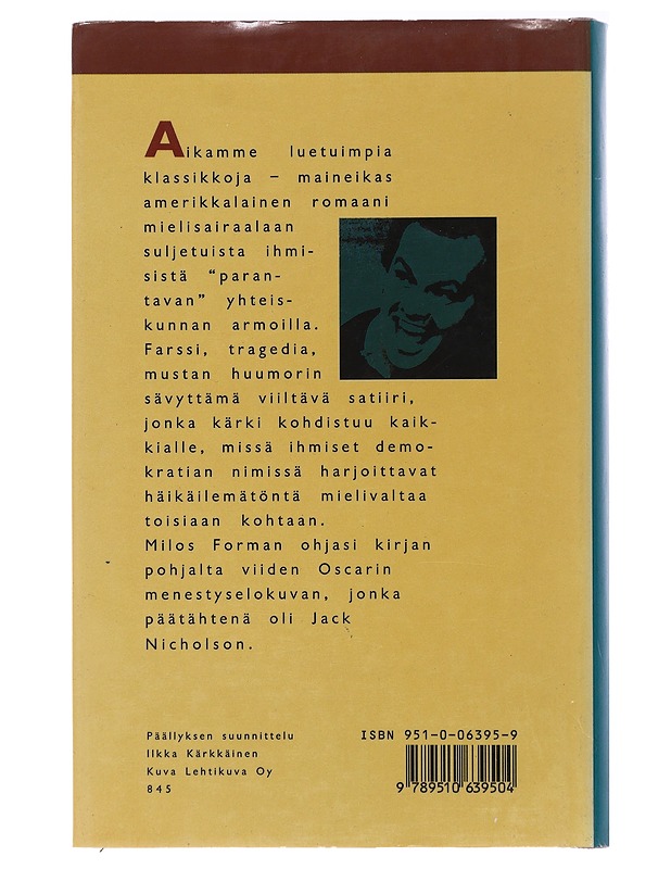Yksi lensi yli käenpesän - Kesey, Ken - Romaanit ja novellit - 10105471707 - 1