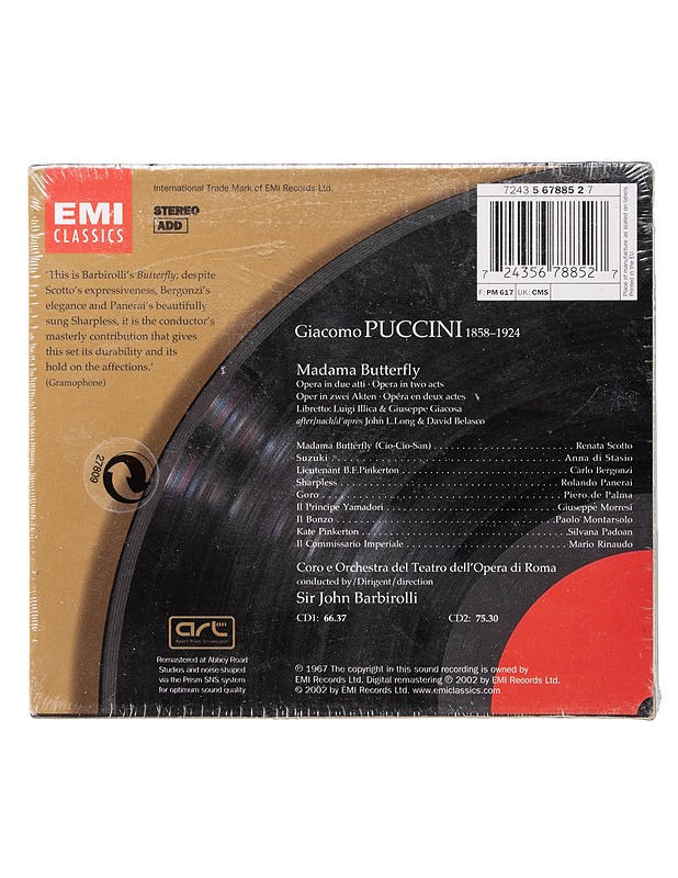 Puccini: Madame Butterfly - CD - CD-levyt - 10105471710 - 1