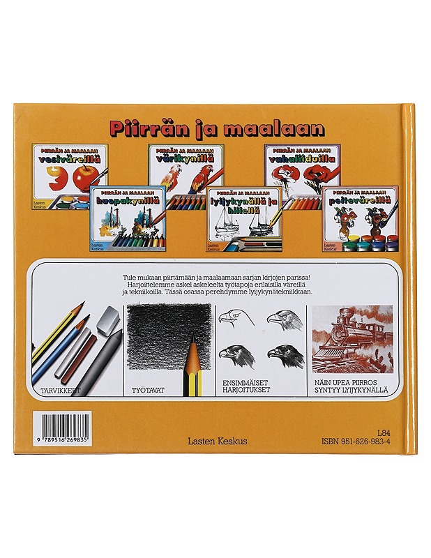 Piirrän ja maalaan lyijykynällä ja hiilellä : tarvikkeet, työtavat ja harjoituksia - Sánchez, Isidro - Harrastekirjat - 10105471782 - 1