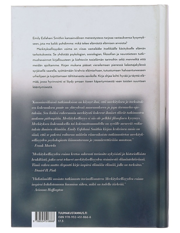 Merkityksellisyyden voima - Smith, Emily Esfahani - Tietokirjat ja oppaat - 10105471793 - 1