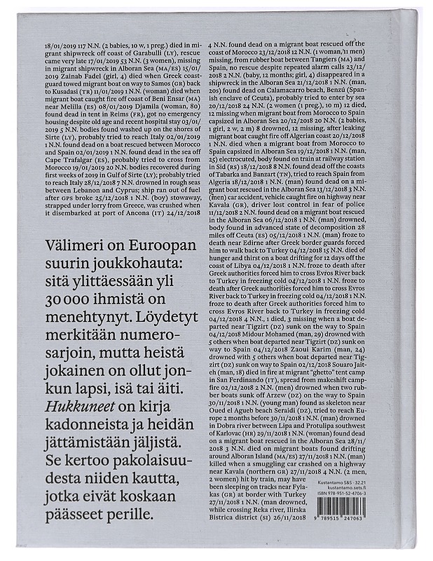 Hukkuneet - Tervonen, Taina - Tietokirjat ja oppaat - 10105471858 - 1