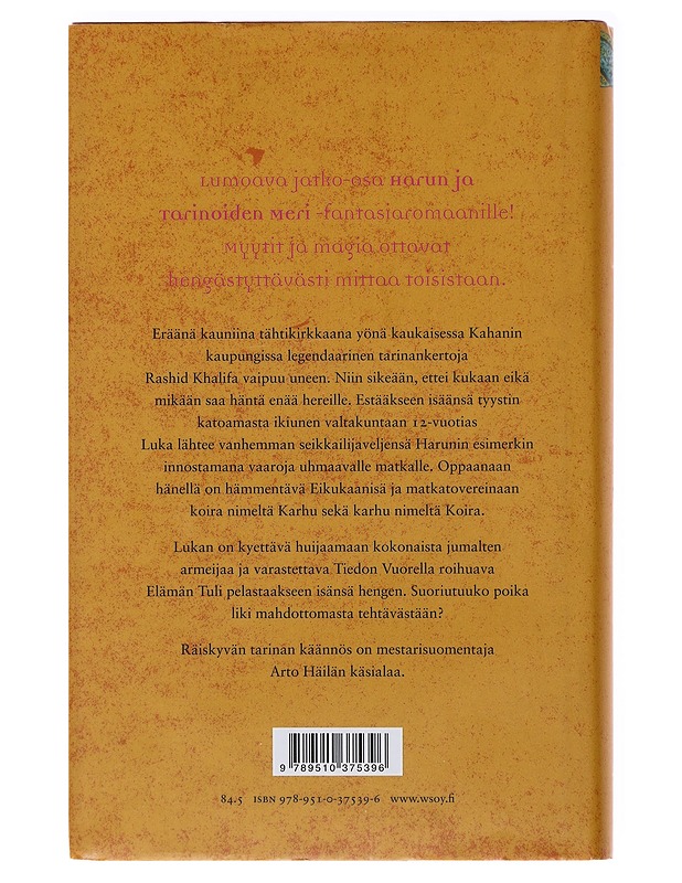 Luka ja elämän tuli - Rushdie, Salman - Fantasia- ja scifi - 10105471868 - 1