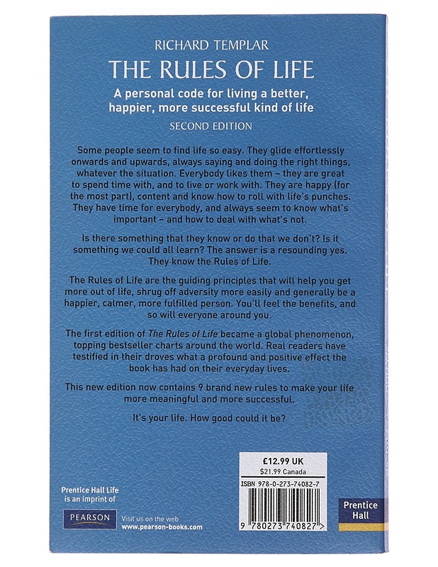 The Rules of Life - Richard Templar - Tietokirjat ja oppaat - 10105471866 - 1