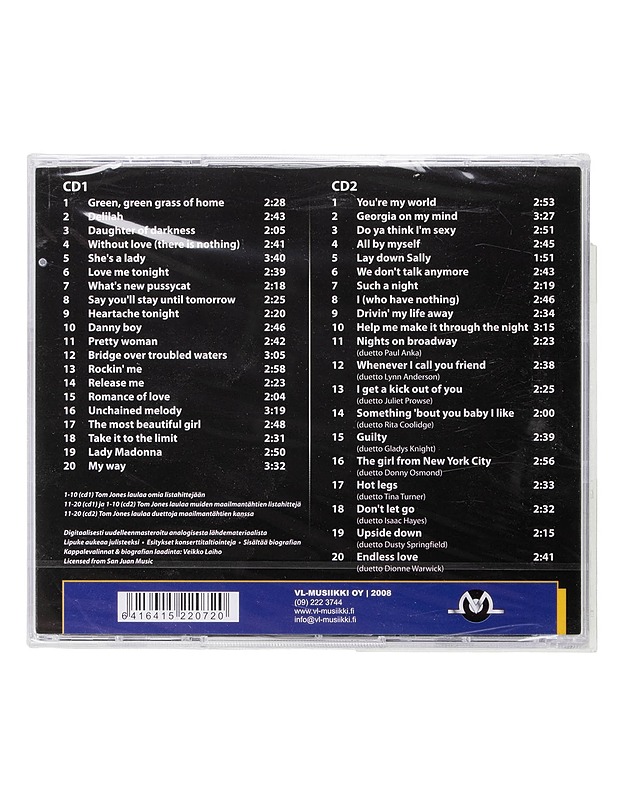 Maailman tähdet: Tom Jones - CD - CD-levyt - 10105471864 - 1