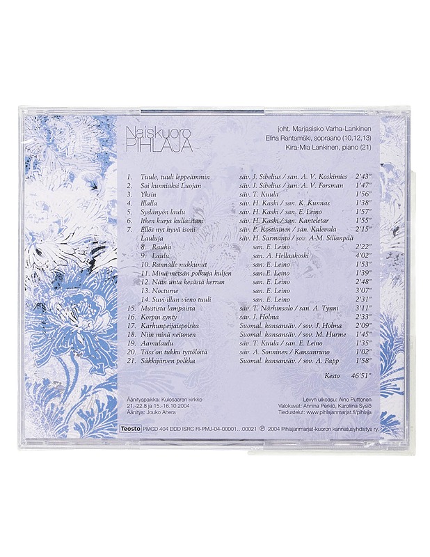 Naiskuoro Pihlaja: Näin unta kesästä kerran - CD - CD-levyt - 10105471871 - 1