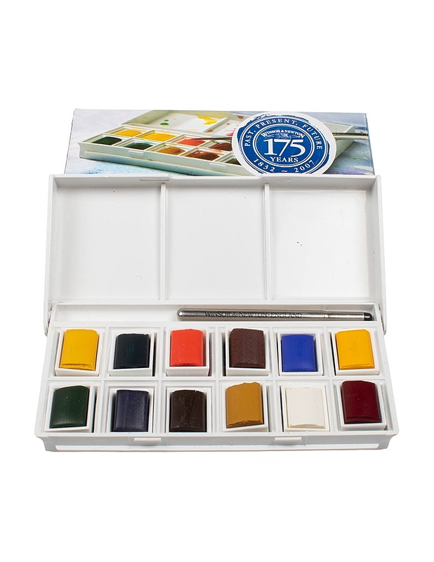 WINSOR & NEWTON Sketchers' Pocket Box akvarellivärit, 12 kpl - Askartelu - 10105471903 - 0