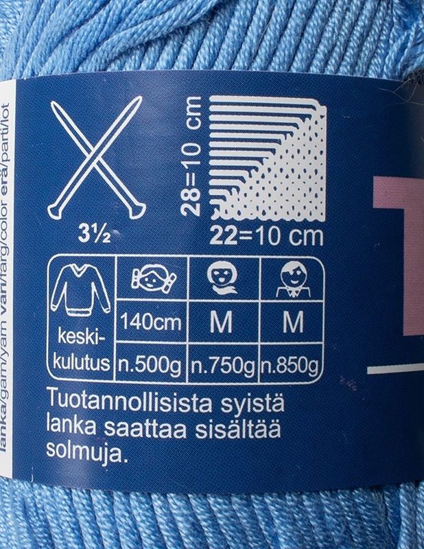 NOVITA Tennessee puuvillalanka, 100 g - Käsityö - 10105471921 - 1