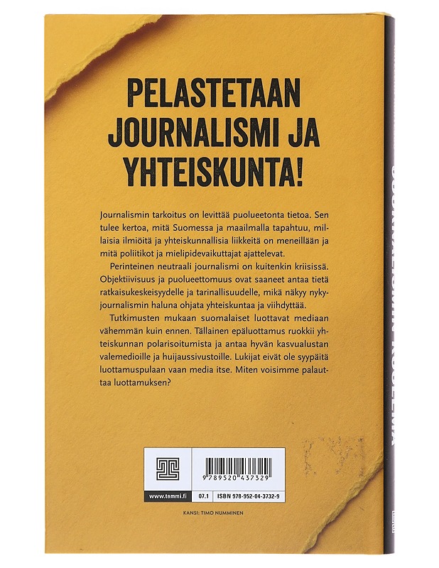 Journalismin kuolema : mitä medialle oikein tapahtui? - Katleena Kortesuo - Tietokirjat ja oppaat - 10105472030 - 1