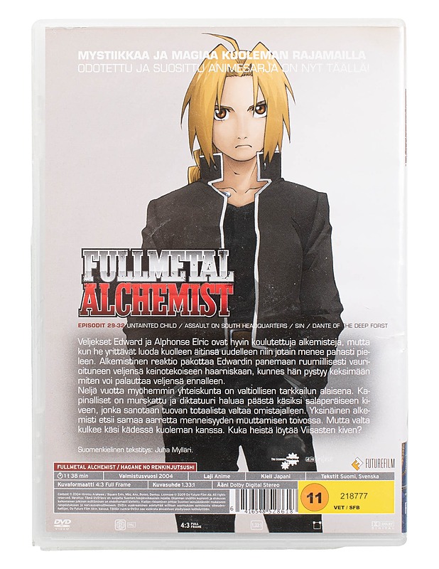 Fullmetal alchemist, 8: Yock-Kivialttari - DVD - DVD-elokuvat - 10105472080 - 1
