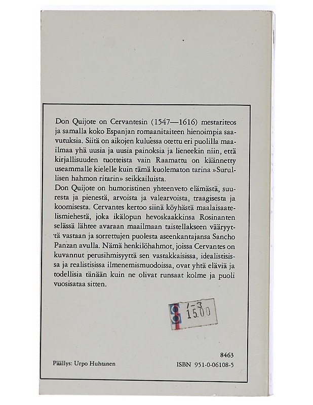 Don Quijote 1-3 - Miguel de Cervantes - Kaunokirjallisuus - 10105472167 - 2
