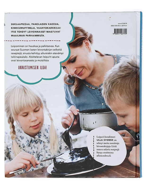 Suomen lasten leivontakirja - Svensk, Ulla - Ruokakirjat - 10105472158 - 1