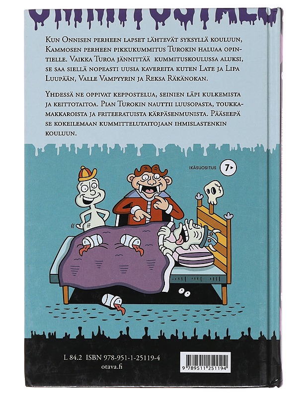 Kummitusperhe Kammoset koulutiellä - Perttula, Pirkko-Liisa - Lastenkirjat - 10105472164 - 1
