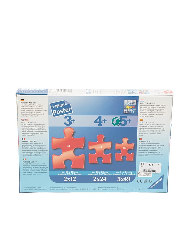 RAVENSBURGER Vibrance Under the Sea palapeli, 2 x 24 palaa - Lasten palapelit - 10105472195 - 1