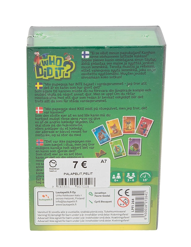 LAUTAPELIT.FI Who Did It? peli - Seurapelit - 10105472240 - 1