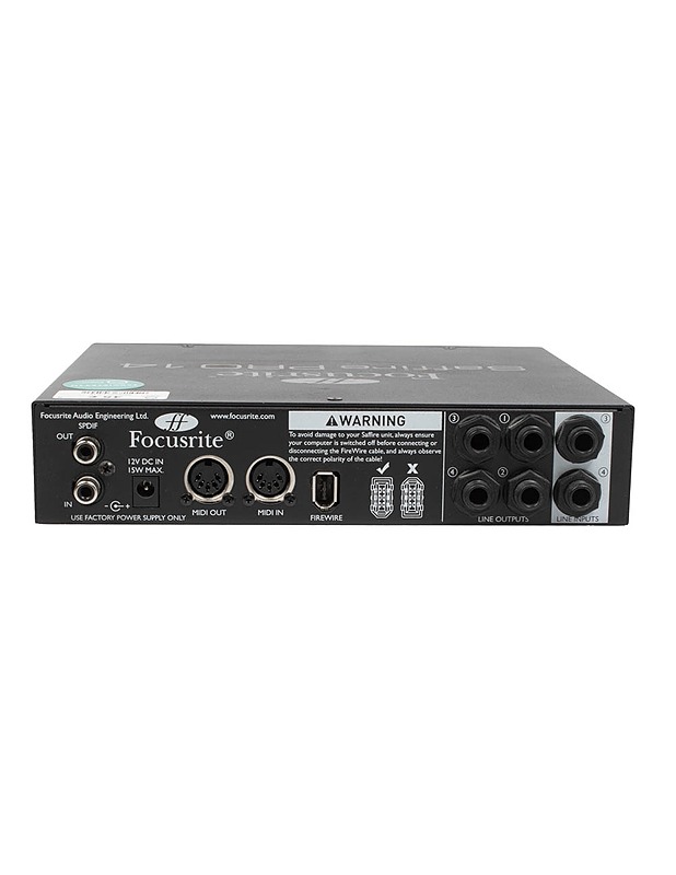 FOCUSRITE Saffire Pro 14 äänikortti - Audio - 10105472284 - 2