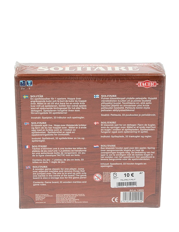 TACTIC Solitaire peli - Lautapelit - 10105472278 - 1
