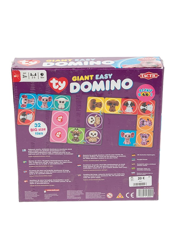 TACTIC TY Giant Easy Domino peli - Lasten pelit - 10105472296 - 1