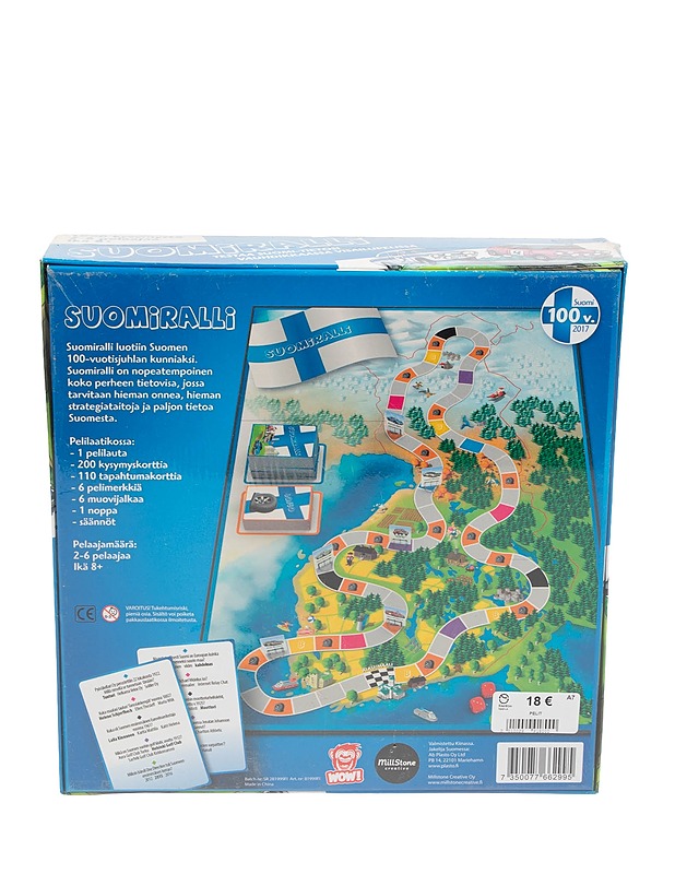 MILLSTONE Suomiralli lautapeli - Lautapelit - 10105472312 - 1