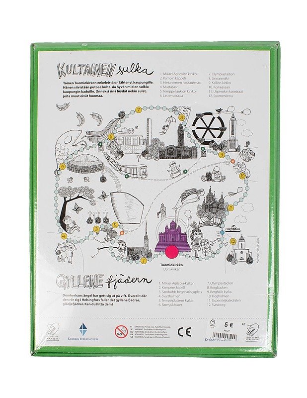 Kultainen sulka / Gyllene Fjädern lautapeli - Lautapelit - 10105472333 - 1