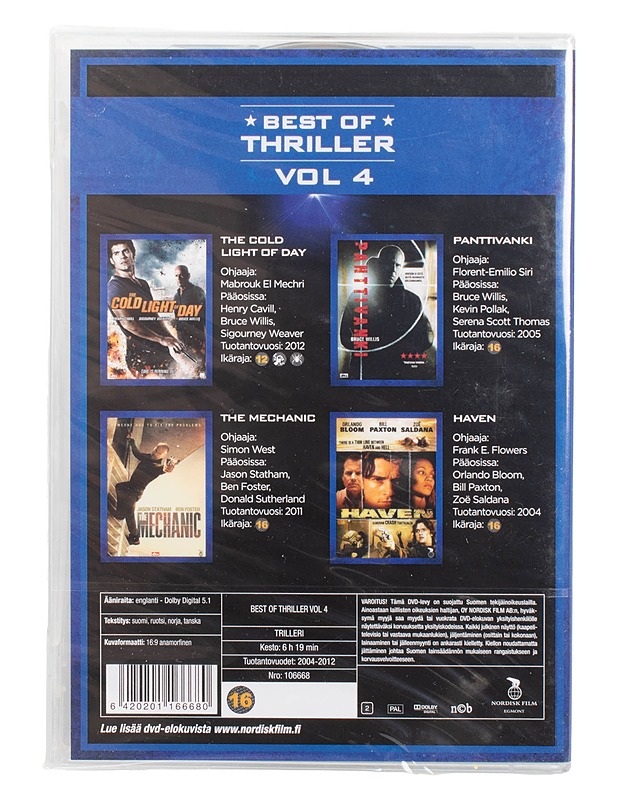 Best Of Thriller, vol 4 - DVD - DVD-elokuvat - 10105472371 - 1