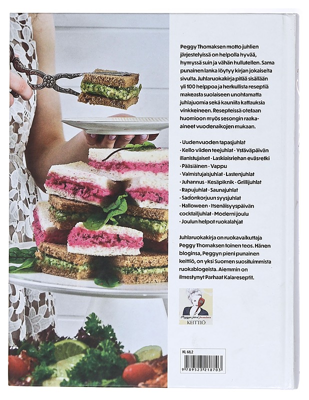 Juhlaruokakirja : Peggyn pieni punainen keittiö - Peggy Thomas - Ruokakirjat - 10105472399 - 1