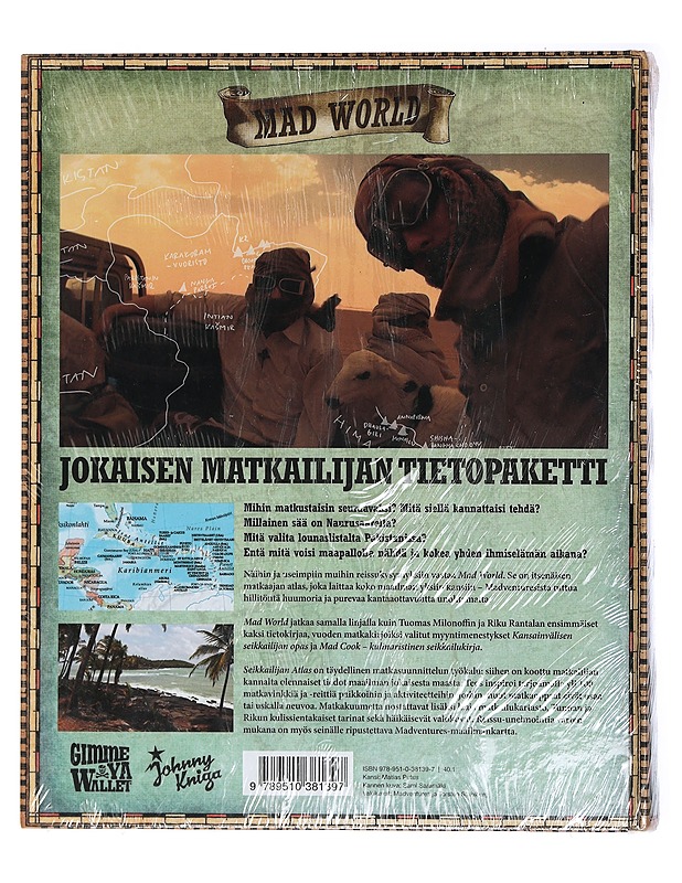 Mad world : seikkailijan atlas - Milonoff, Tuomas, Rantala, Riku - Kirja lahjaksi - 10105472435 - 1