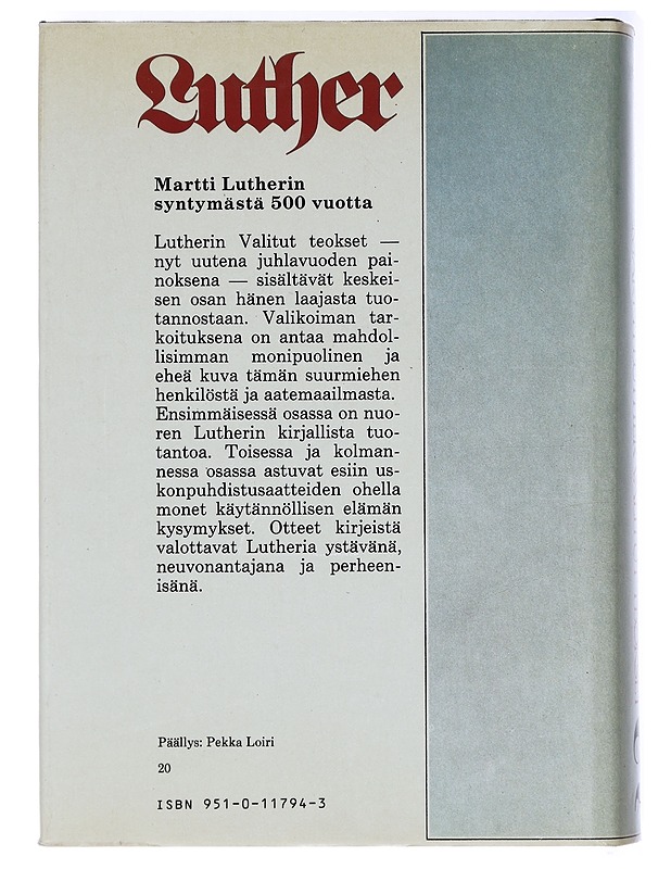 Valitut teokset. I-III - Luther, Martti - Romaanit ja novellit - 10105472508 - 2