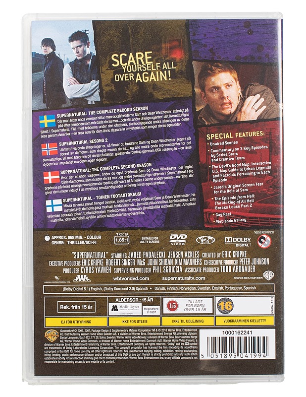 Supernatural: The Complete Second Season - DVD - DVD-elokuvat - 10105472518 - 1