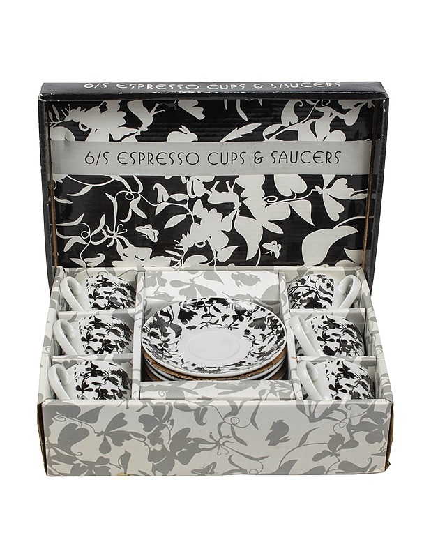 EXCELLENT HOUSEWARE espressokuppisetti kuudelle - Mukit ja kahvikupit - 10105472529 - 0