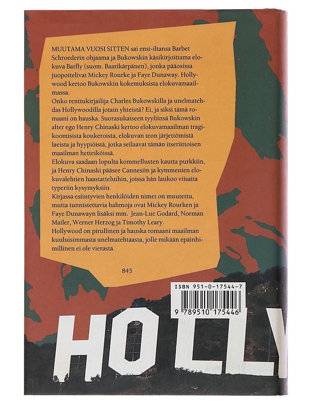 Hollywood - Bukowski, Charles - Romaanit ja novellit - 10105472658 - 1