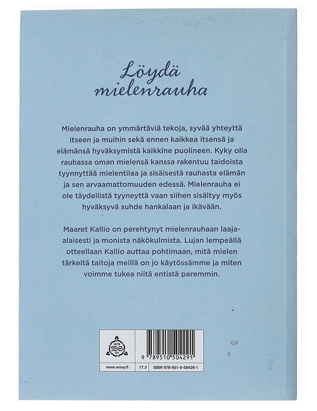 Mielenrauha - Maaret Kallio - Tietokirjat ja oppaat - 10105472672 - 1