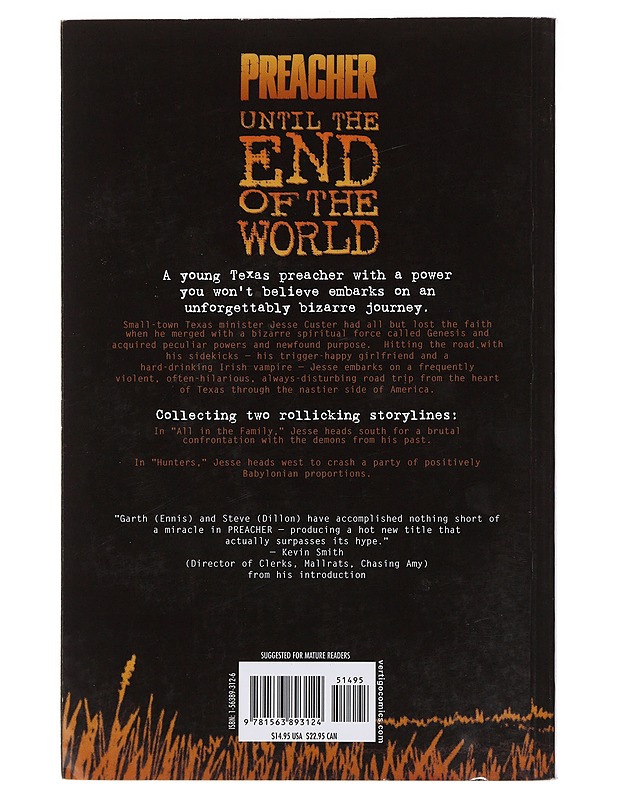Preacher : until the end of the world - Ennis, Garth - Sarjakuvat - 10105472796 - 1