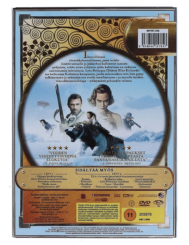 Kultainen kompassi - DVD - DVD-elokuvat - 10105472833 - 1