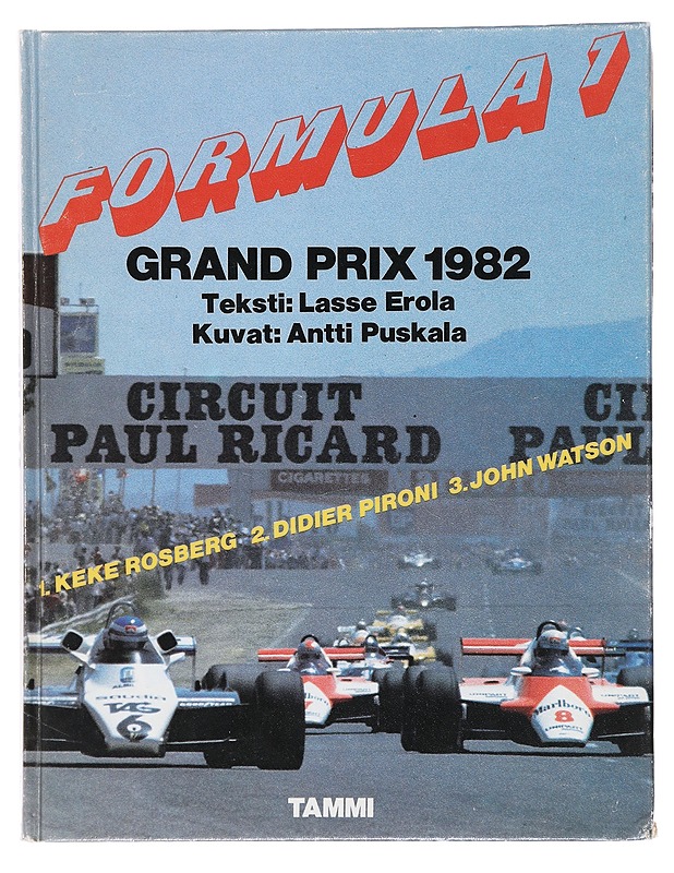 FORMULA Grand Prix 1982 - Lasse Erola  - Tietokirjat ja oppaat - 10105472859 - 0