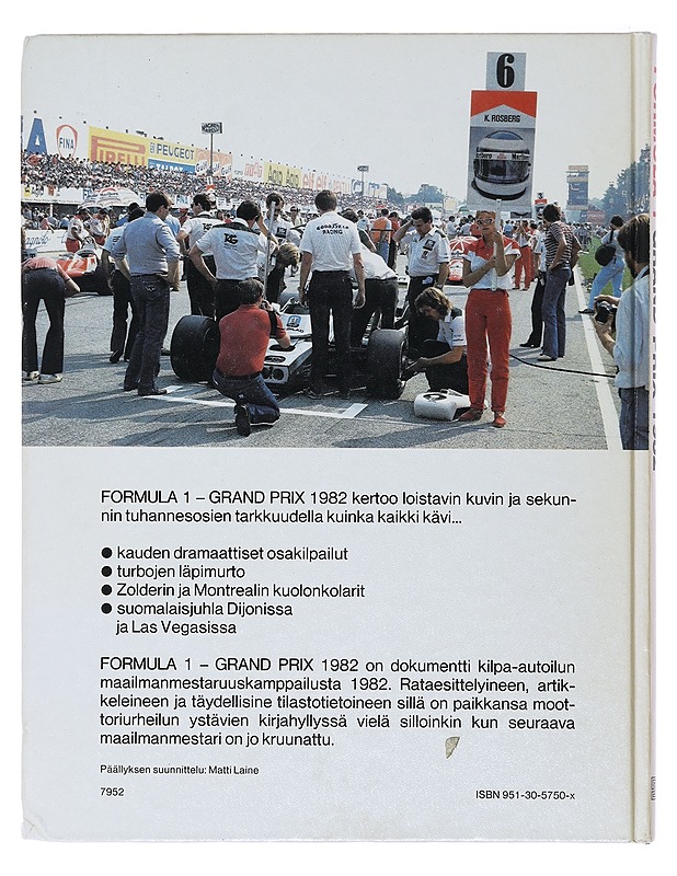 FORMULA Grand Prix 1982 - Lasse Erola  - Tietokirjat ja oppaat - 10105472859 - 1