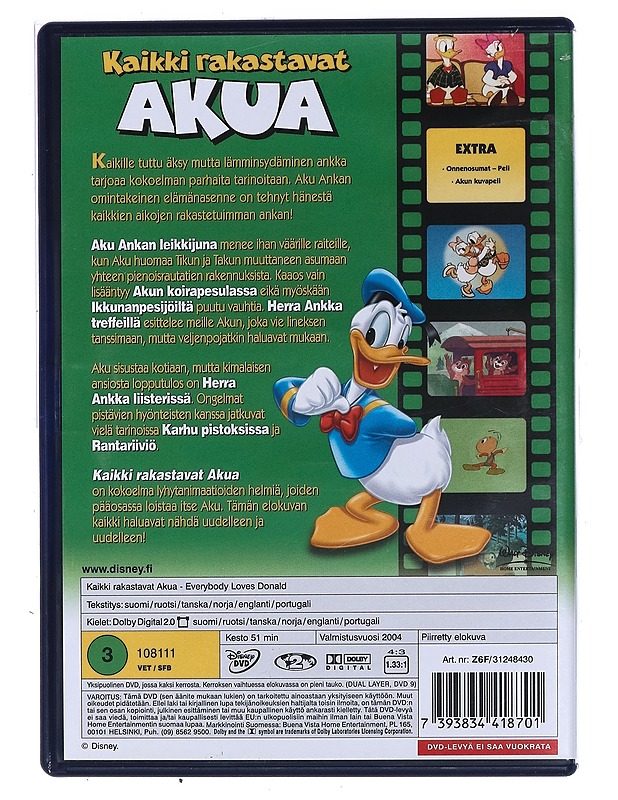 Kaikki rakastavat Akua - DVD - DVD-elokuvat - 10105472899 - 1