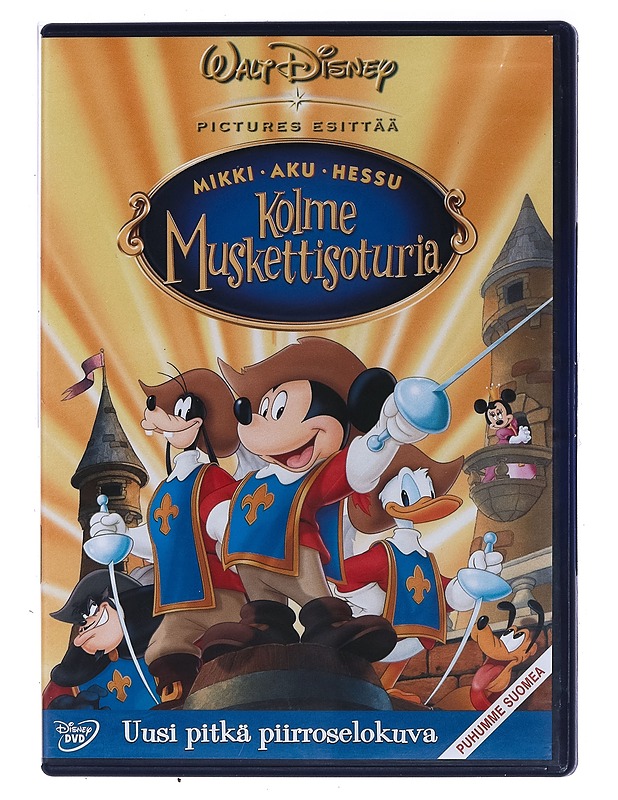 Mikki, Aku, Ja Hessu: Kolme Muskettisoturia - DVD - DVD-elokuvat - 10105472903 - 0
