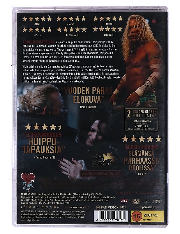 The Wrestler - Painija - DVD - DVD-elokuvat - 10105472905 - 1