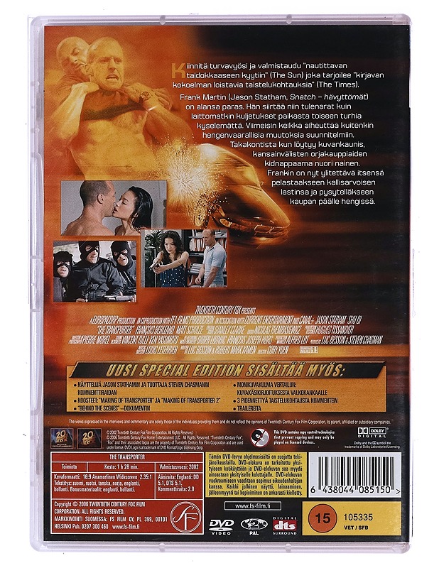 The Transporter - DVD - DVD-elokuvat - 10105472910 - 1