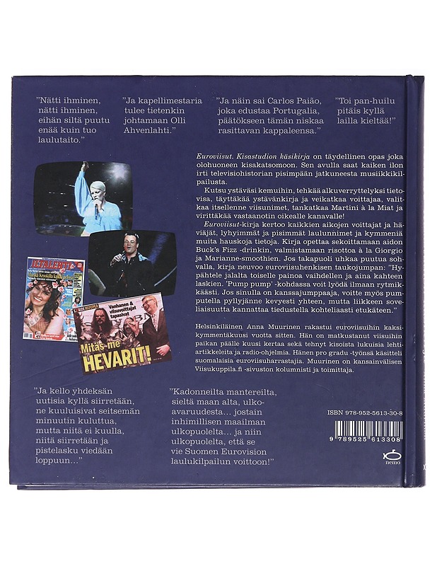 Euroviisut : kisastudion käsikirja - Anna Muurinen - Musiikki- ja elokuvakirjat - 10105472929 - 1