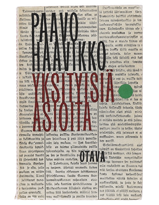 Yksityisiä asioita - Paavo Haavikko - Romaanit ja novellit - 10105472941 - 0