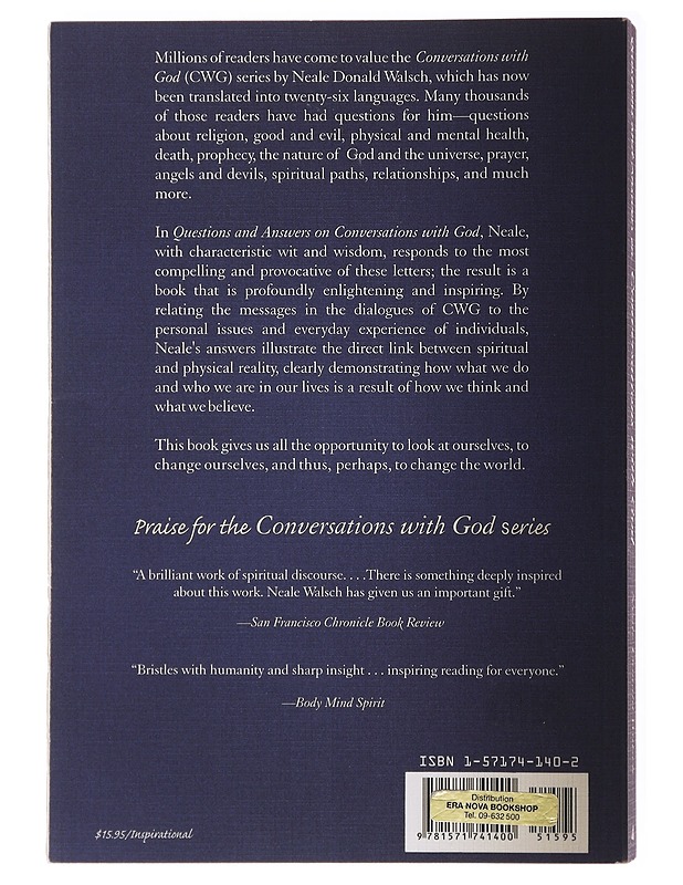 Conversations with God - Neale Donald Walsch - Hyvinvointikirjat - 10105473024 - 1