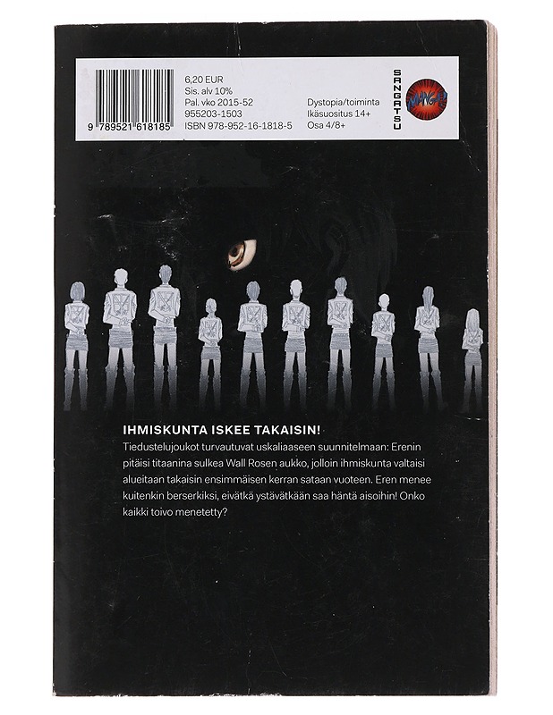 Titaanien sota = Attack on titan. 4 - Isayama, Hajime - Sarjakuvat - 10105473069 - 1