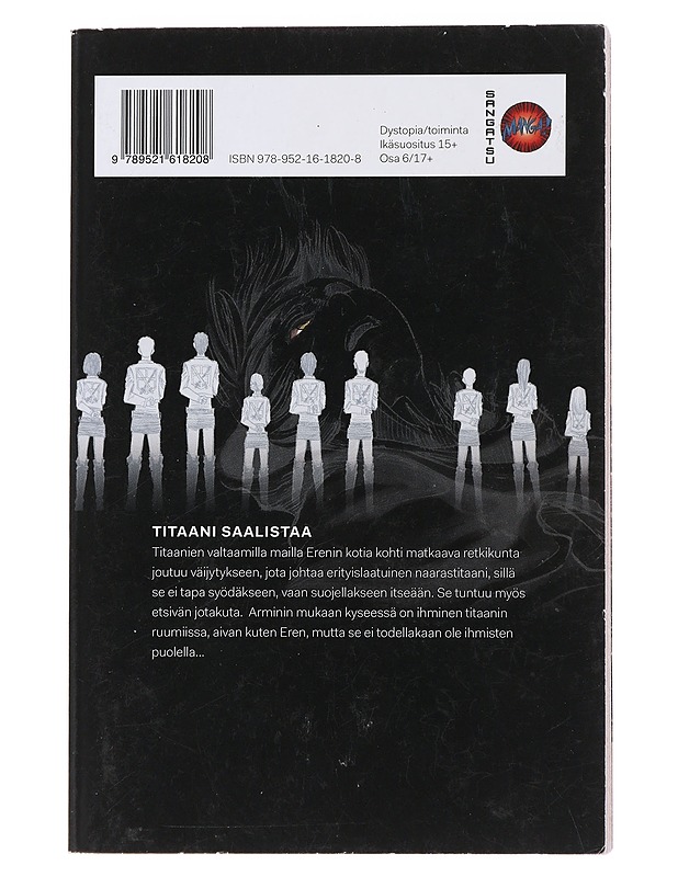 Titaanien sota = Attack on titan. 6 - Isayama, Hajime - Sarjakuvat - 10105473075 - 1