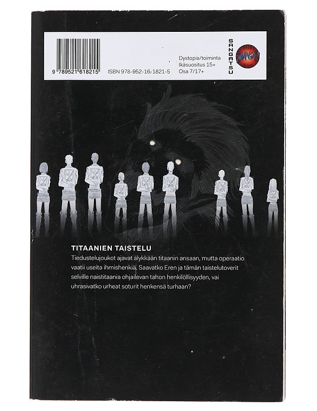 Titaanien sota = Attack on titan. 7 - Isayama, Hajime - Sarjakuvat - 10105473084 - 1