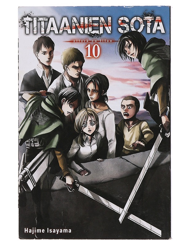 Titaanien sota = Attack on titan. 10 - Isayama, Hajime - Sarjakuvat - 10105473092 - 0