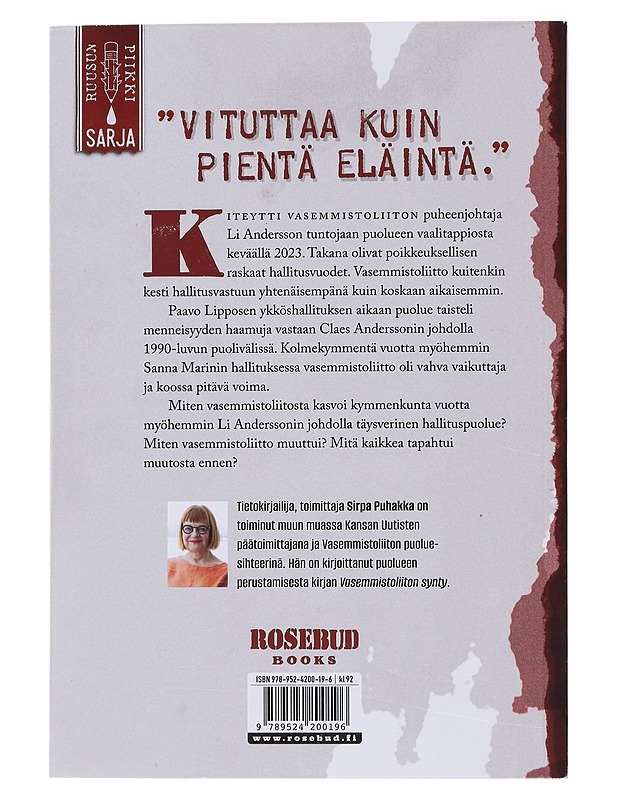 Vasemmistoliiton vallan vuodet - Sirpa Puhakka - Tietokirjat ja oppaat - 10105473094 - 1