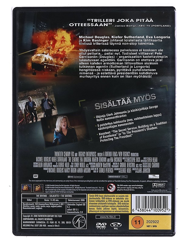 The Sentinel - DVD - DVD-elokuvat - 10105473197 - 1