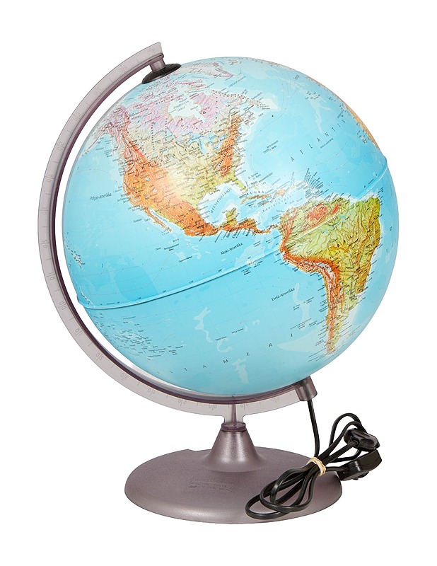 TECHNOGLOBUS Valaistu karttapallo jalustalla - Valaisimet - 10105473220 - 1