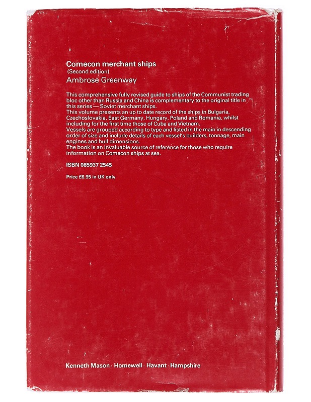 Soviet Merchant Ships - Ambrose Greenway - Historiakirjat - 10105473268 - 1